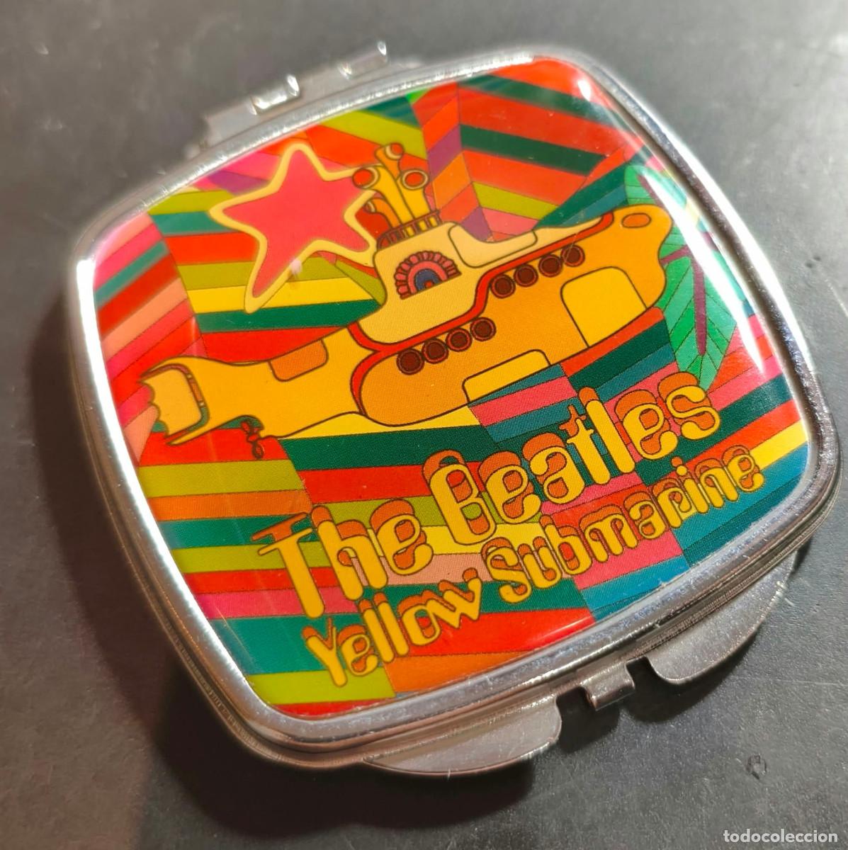 Vintage: Beatles - Yellow Submarine . Espejo de Bolso - Oficial Subafilms Ltd 2006