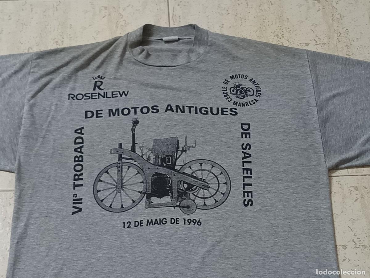 Vintage: VINTAGE 1996. CAMISETA CERCLE DE MOTOS ANTIGUES DE MANRESA. TALLA XL