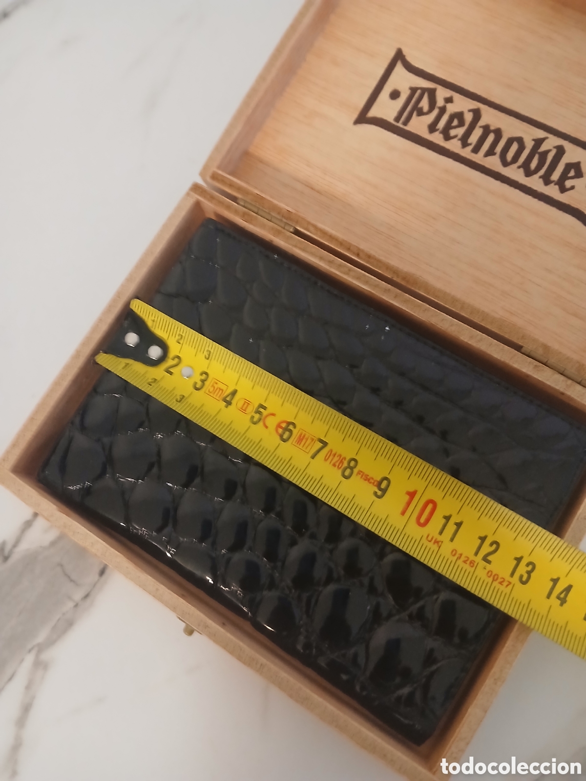 Vintage: Cartera de piel en su caja - Foto 6
