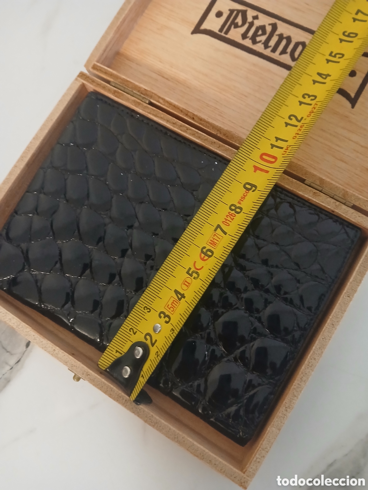 Vintage: Cartera de piel en su caja - Foto 7
