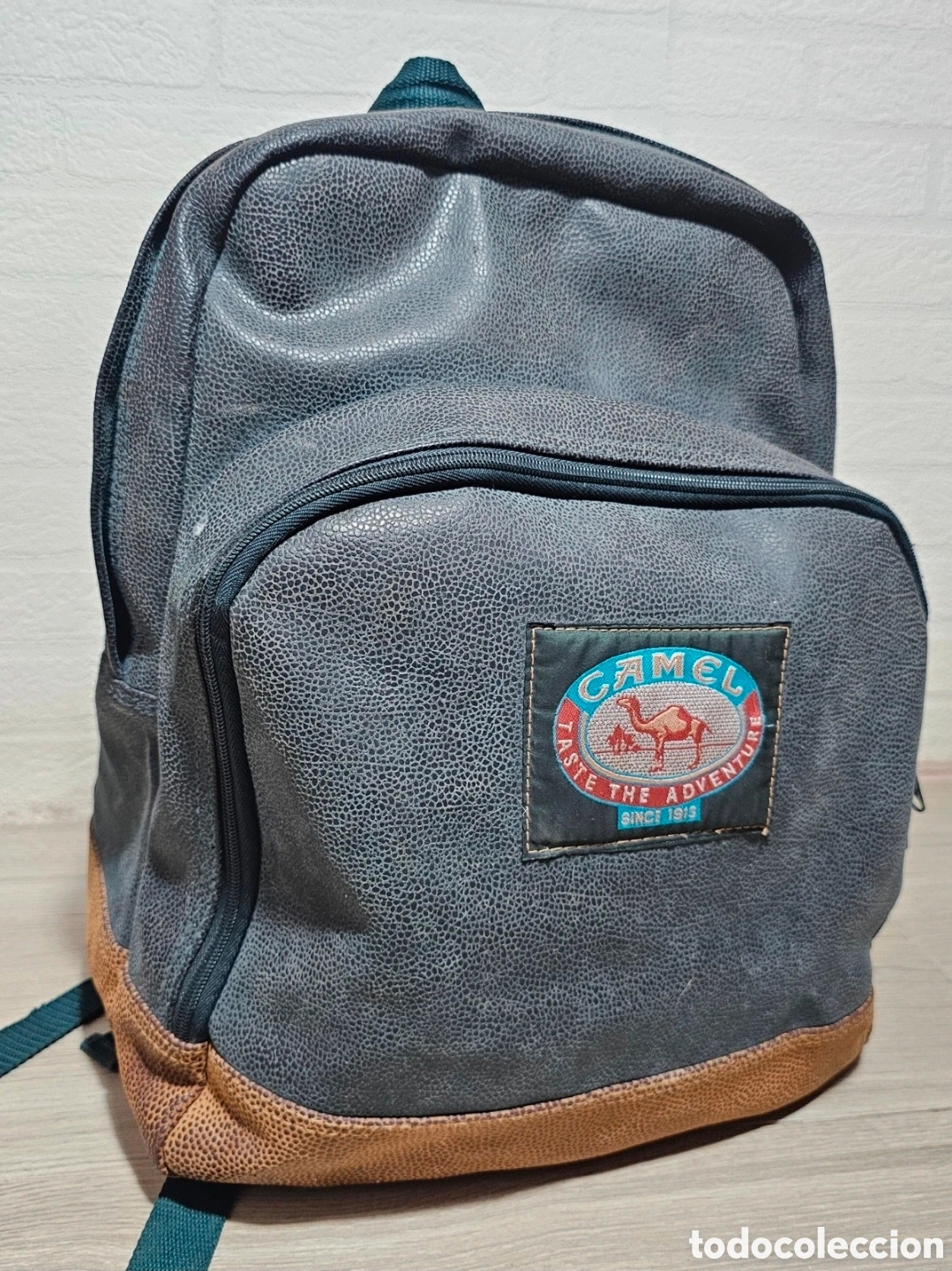Vintage: MOCHILA VINTAGE CAMEL &rdquo;TASTE THE ADVENTURE&rdquo; - MERCHANDISING TABACO ORIGINAL A&Ntilde;OS 90