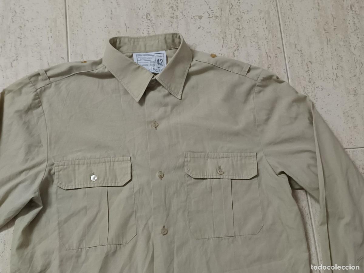 Vintage: CAMISA EJ&Eacute;RCITO ESPA&Ntilde;OL A&Ntilde;O 2002. TALLA L - Foto 2