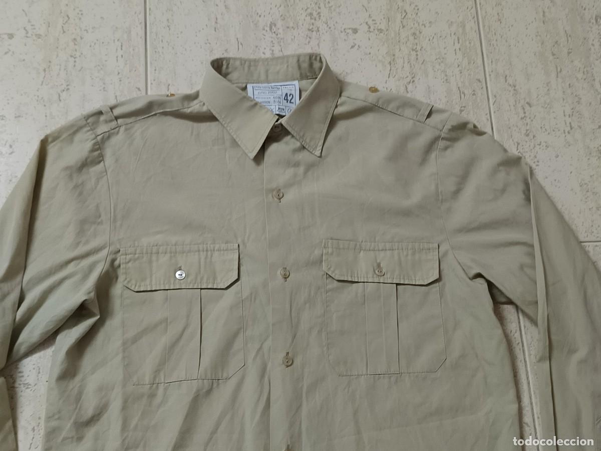 Vintage: CAMISA EJ&Eacute;RCITO ESPA&Ntilde;OL A&Ntilde;O 2002. TALLA L - Foto 8