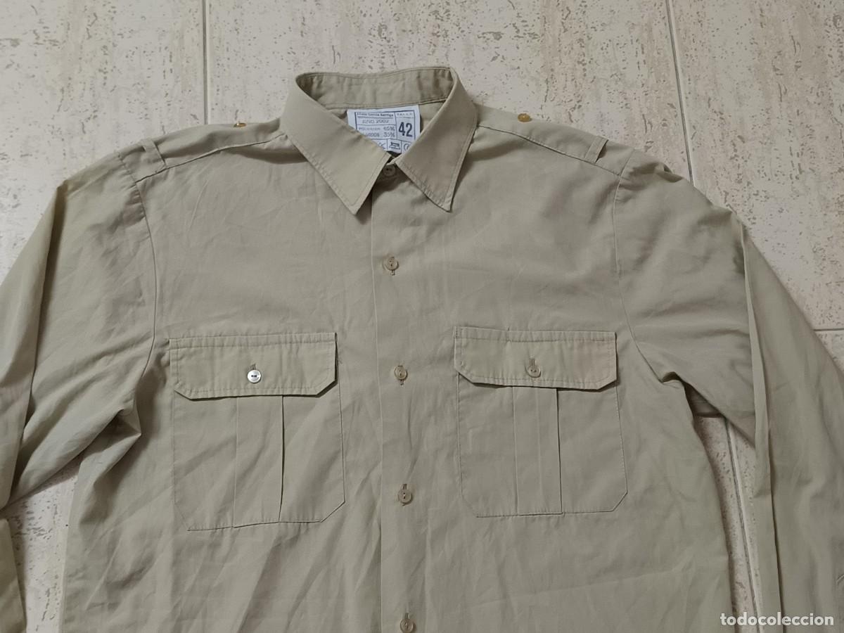 Vintage: CAMISA EJ&Eacute;RCITO ESPA&Ntilde;OL A&Ntilde;O 2002. TALLA L - Foto 9