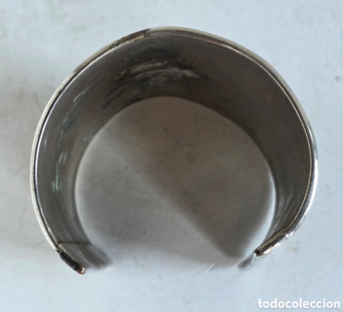 Vintage: Pulsera Brazalete Plateado - Complemento Moda Vintage - Foto 9