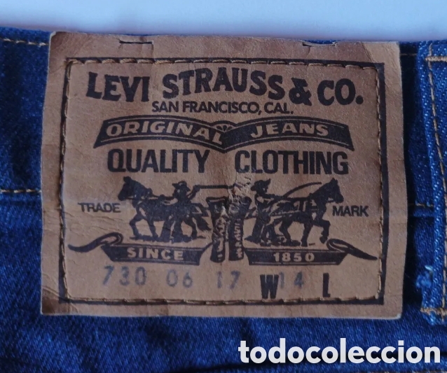 Vintage: LEVIS 730. ORANGE TAB. BIG E. NUEVO. HECHO EN ESPA&Ntilde;A. PANTALONES VAQUEROS.