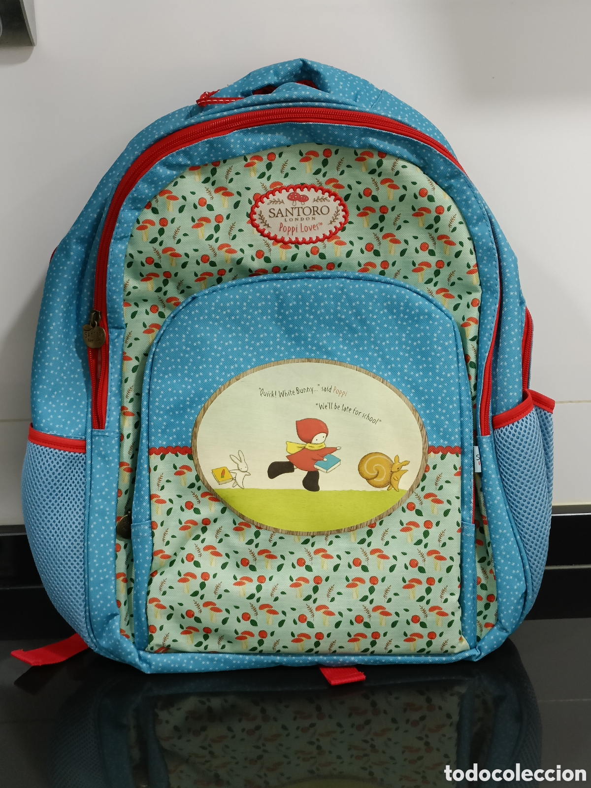 Vintage: Mochila 3 compartimentos - Santoro - Poppi Loves - Catch Me