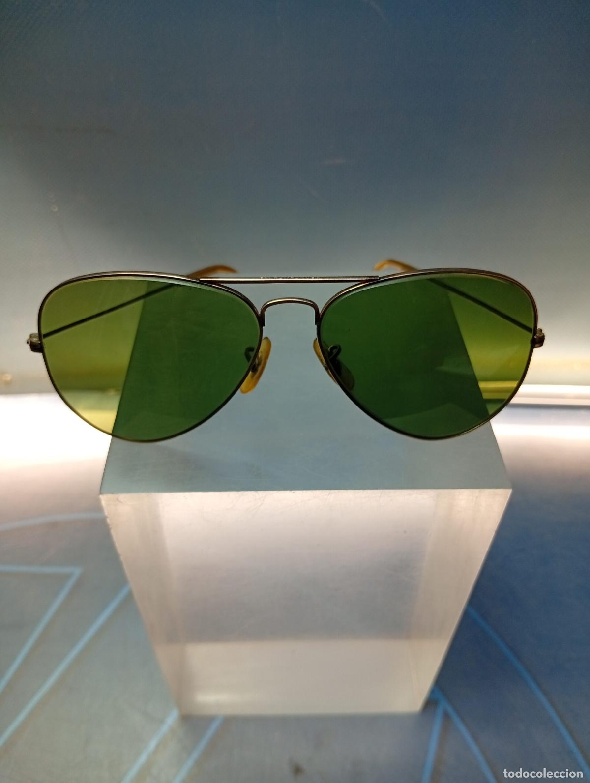 Vintage: Gafas De Sol Vintage Ray-Ban Aviator Bausch & Lomb B&L USA 58-14