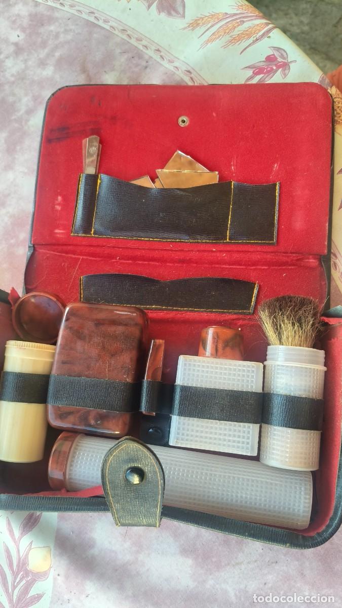 Vintage: Trousse de toilette de voyage pour homme