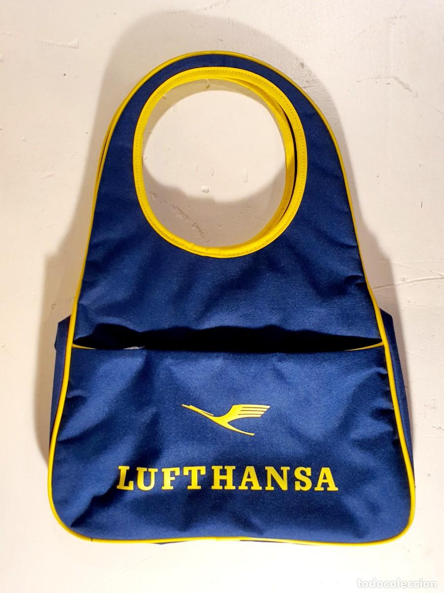 Vintage: Bolso original de Lufthansa. A&ntilde;os 90.