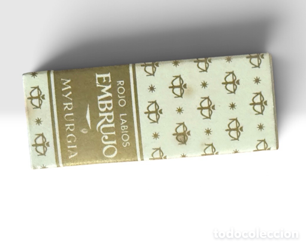 Vintage: Pintalabios antiguo Embrujo Myrurgia color caoba