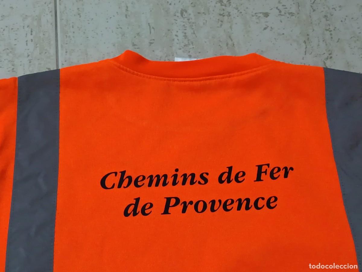 Vintage: SUDADERA TRABAJO FERROCARRILES PROVENZA (Francia) CHEMINS DE FER DE PROVENCE TALLA XXLa)