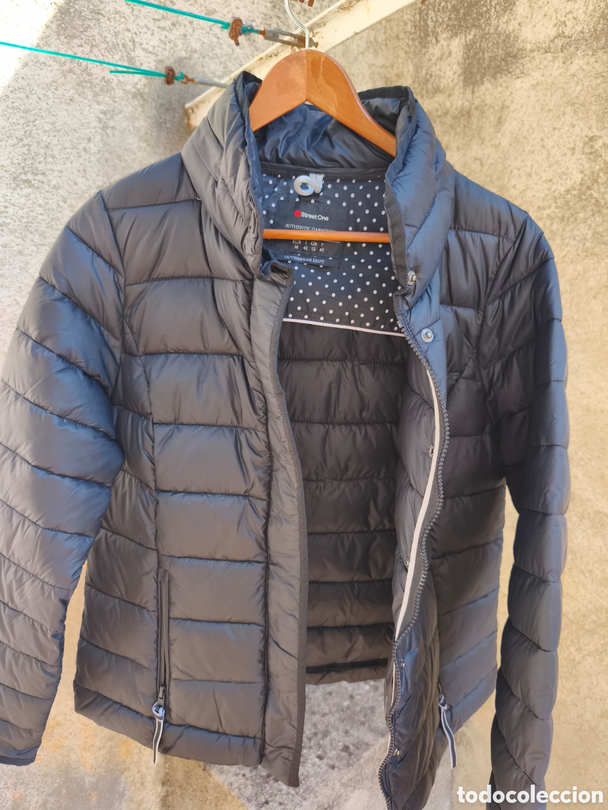 Vintage: Chaqueta de plumas Street One, impecable