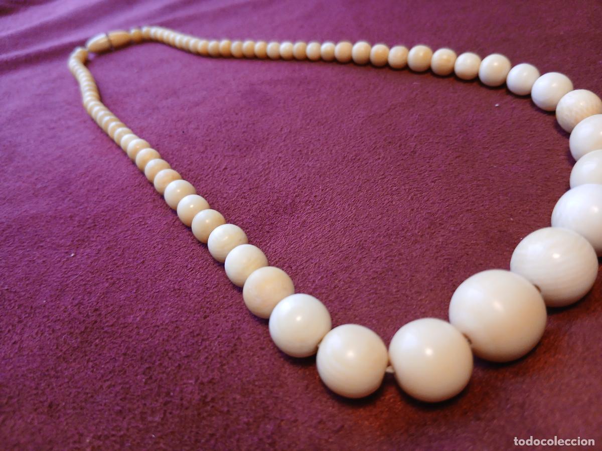 Vintage: Collar marfil a&ntilde;os 30