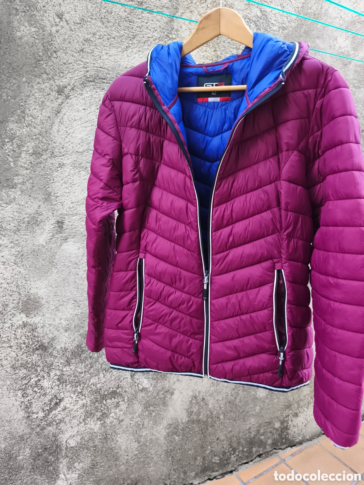 Vintage: Chaqueta GTS, color morado - Foto 1