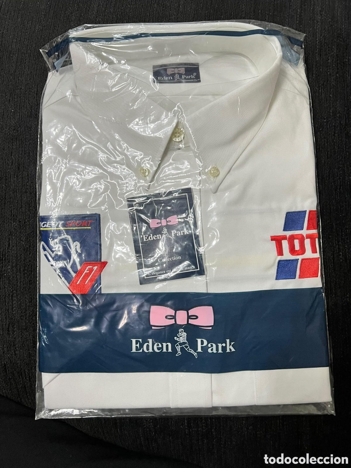 Vintage: [deadstock] Polo Vintage Peugeot Sport F1 TOTAL Eden Park XL