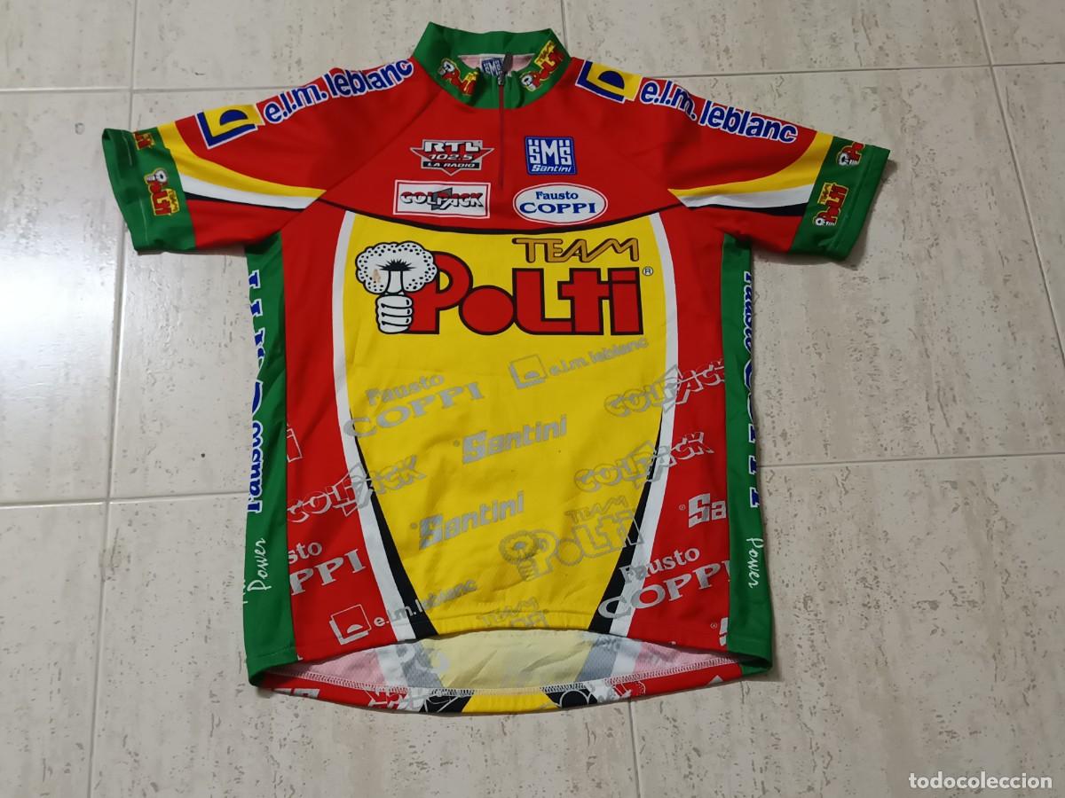 Vintage: Vintage 1999. Maillot Ciclismo Team Polti. (Ivan Gotti, Richard Virenque). TALLA XL