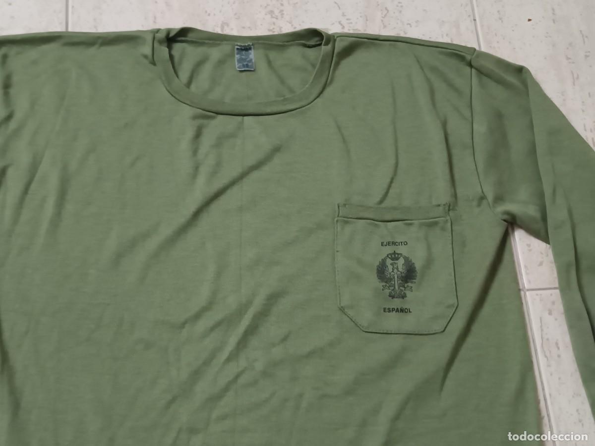 Vintage: PIJAMA EJ&Eacute;RCITO TIERRA (MANGA LARGA) &Uacute;NICAMENTE CAMISETA. TALLA XL