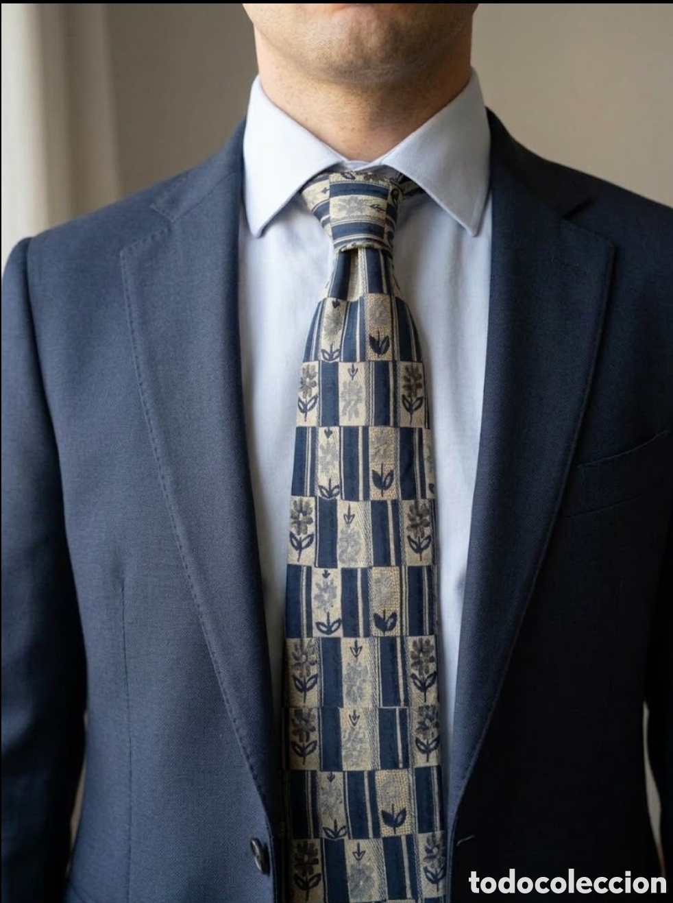 Vintage: Vintage UOMO SETA Floral Reg. A-08-625955 Sin uso