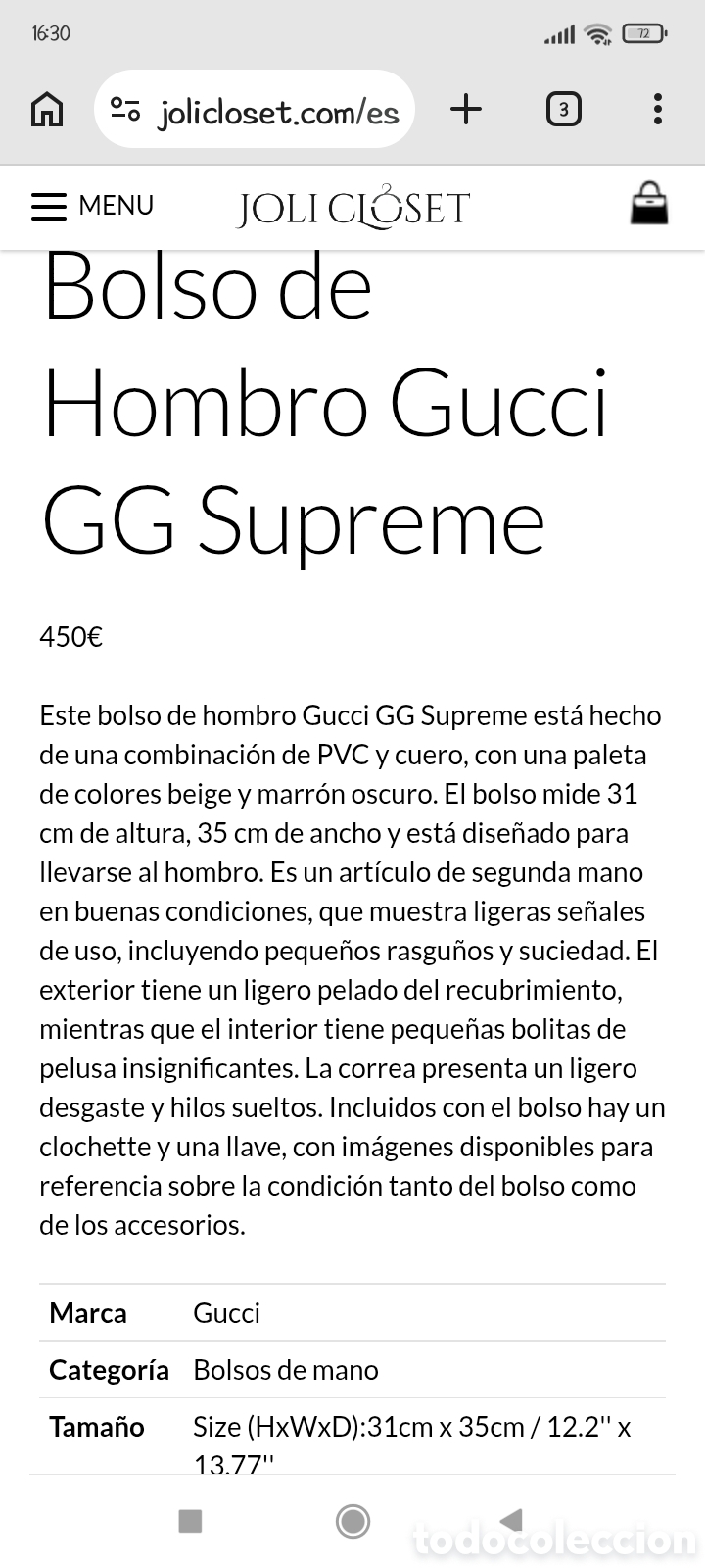 Vintage: Bolso Gucci CG Supreme - Foto 18