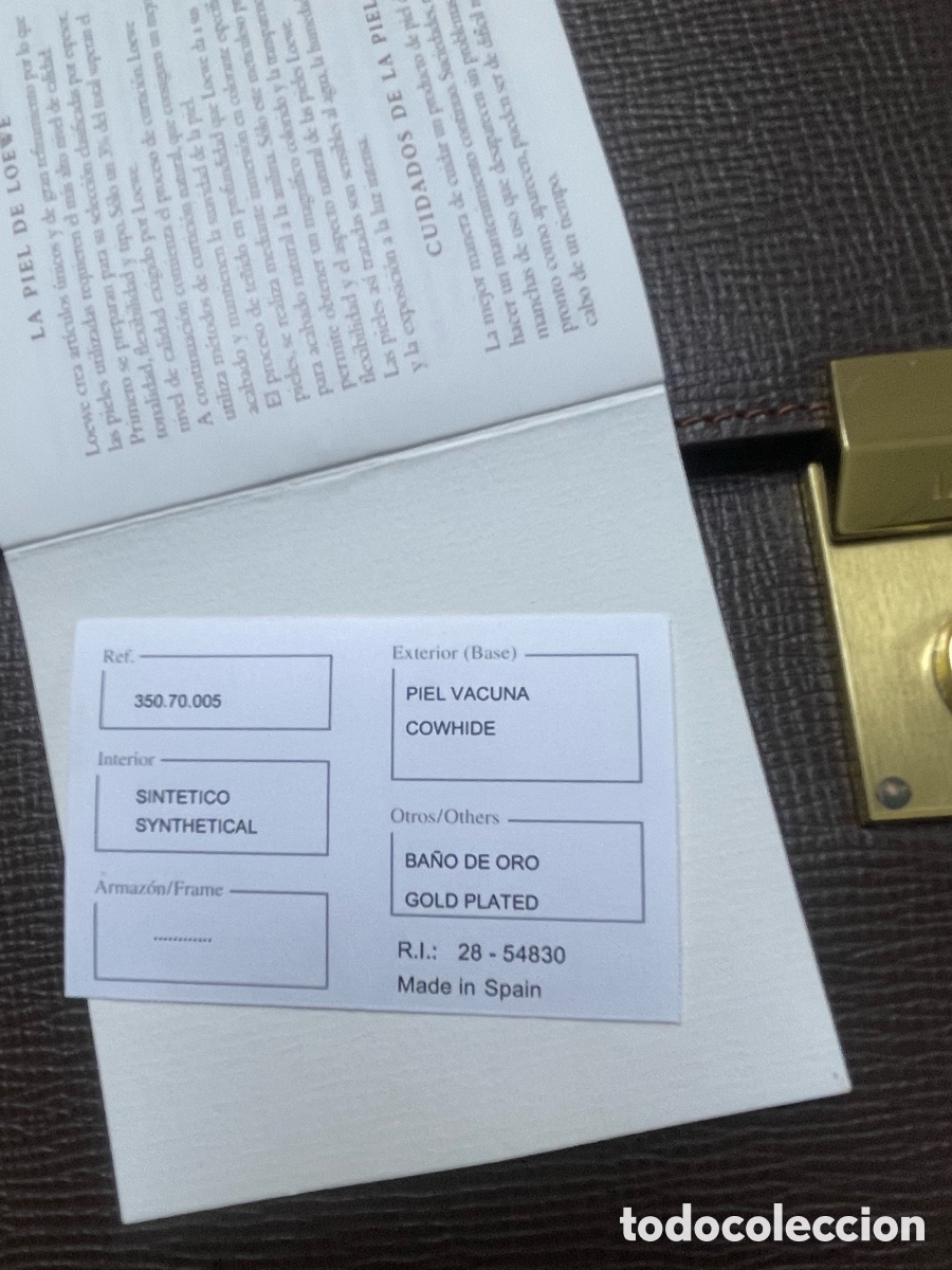 Vintage: vintage Loewe Anagram leather document case - Foto 2