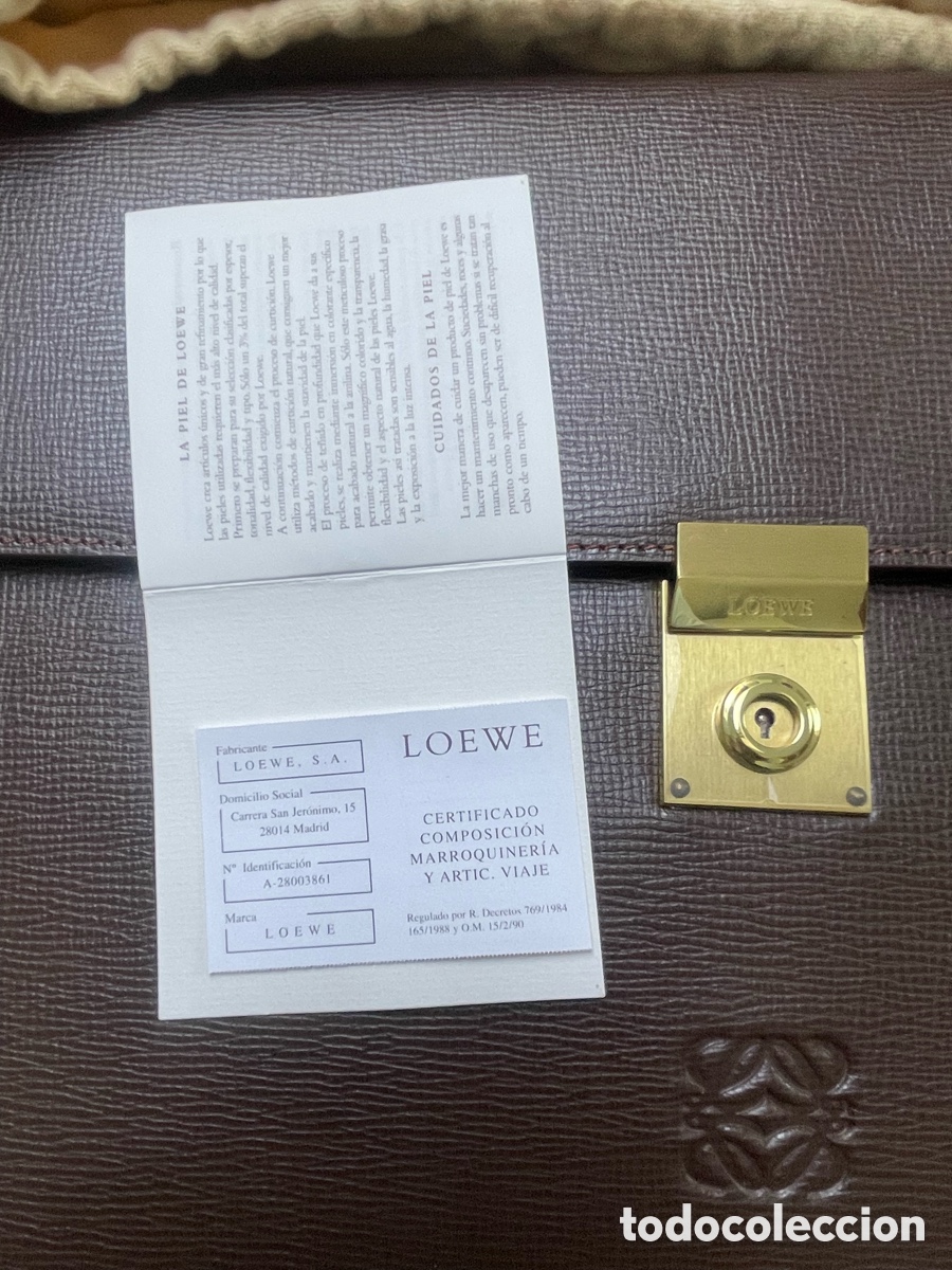 Vintage: vintage Loewe Anagram leather document case - Foto 3