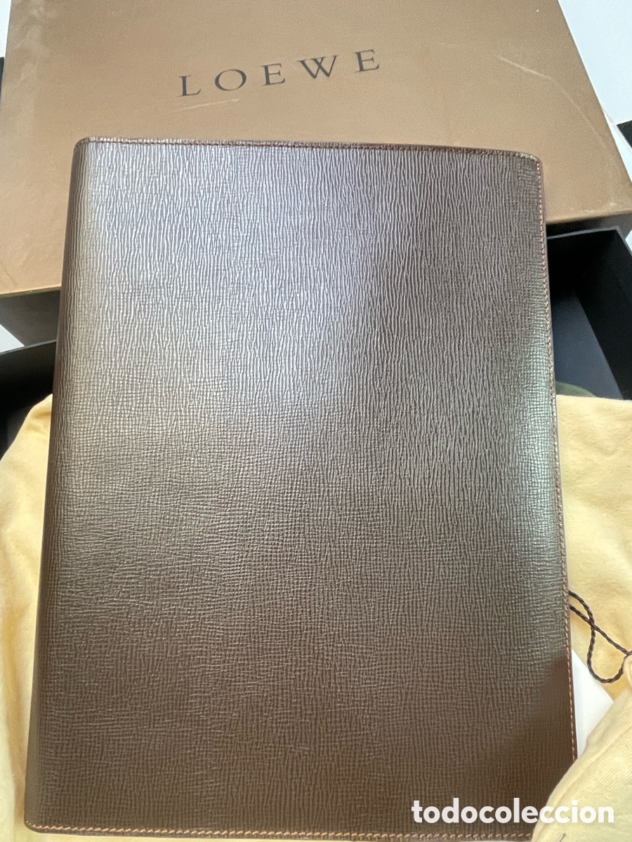 Vintage: vintage Loewe Anagram leather document case - Foto 9