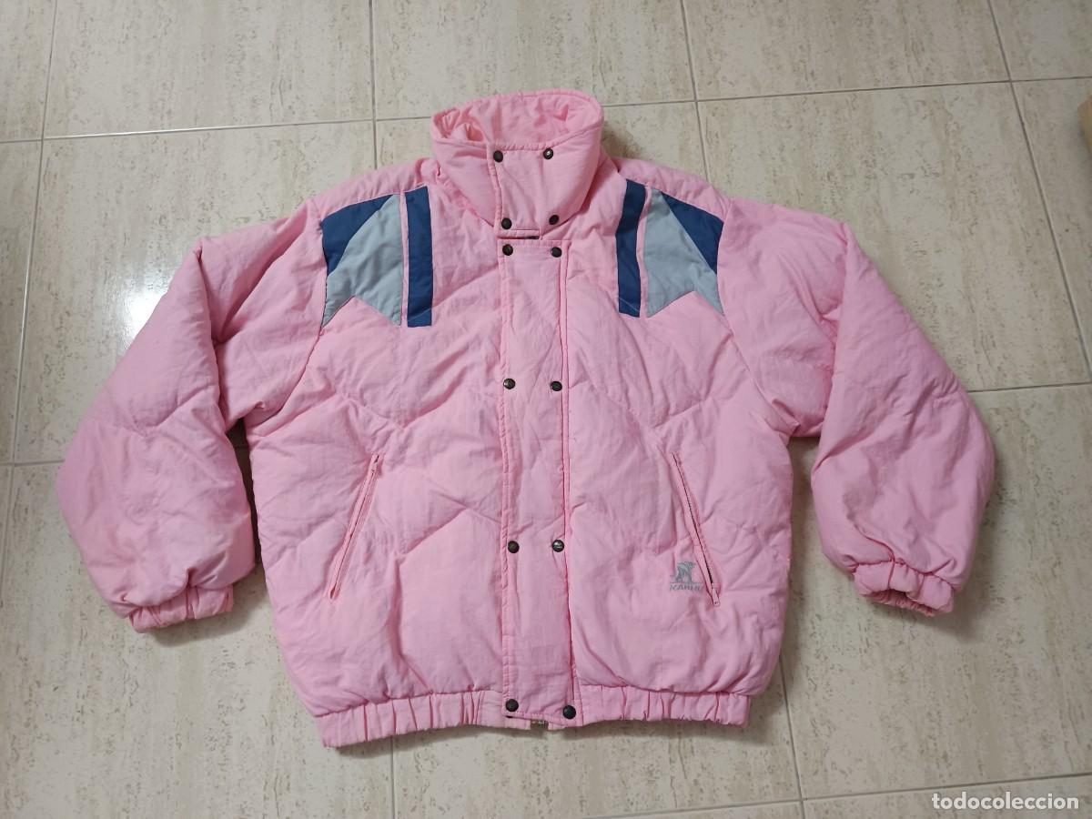 Vintage: VINTAGE 80-90's CHAQUETA KARHU TALLA L CAPA T&Eacute;RMICA 100% PLUM&Oacute;N NATURAL ESTERILIZADO