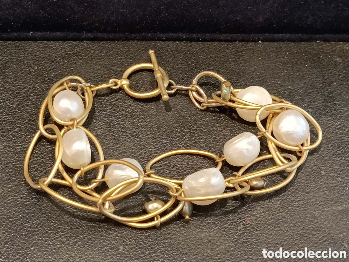 Vintage: Pulsera vintage de perlas barrocas. - Foto 2