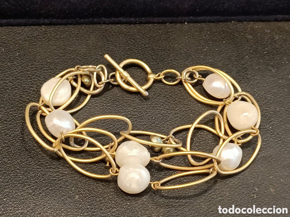 Vintage: Pulsera vintage de perlas barrocas. - Foto 3