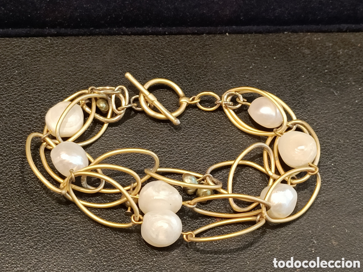 Vintage: Pulsera vintage de perlas barrocas. - Foto 4