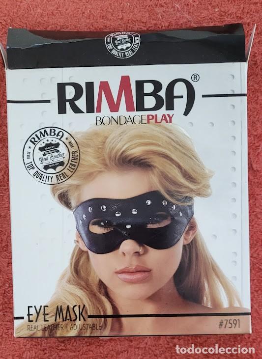 Vintage: Antifaz de Cuero Negro con Tachuelas Met&aacute;licas &ndash; M&aacute;scara para Disfraz, Carnaval