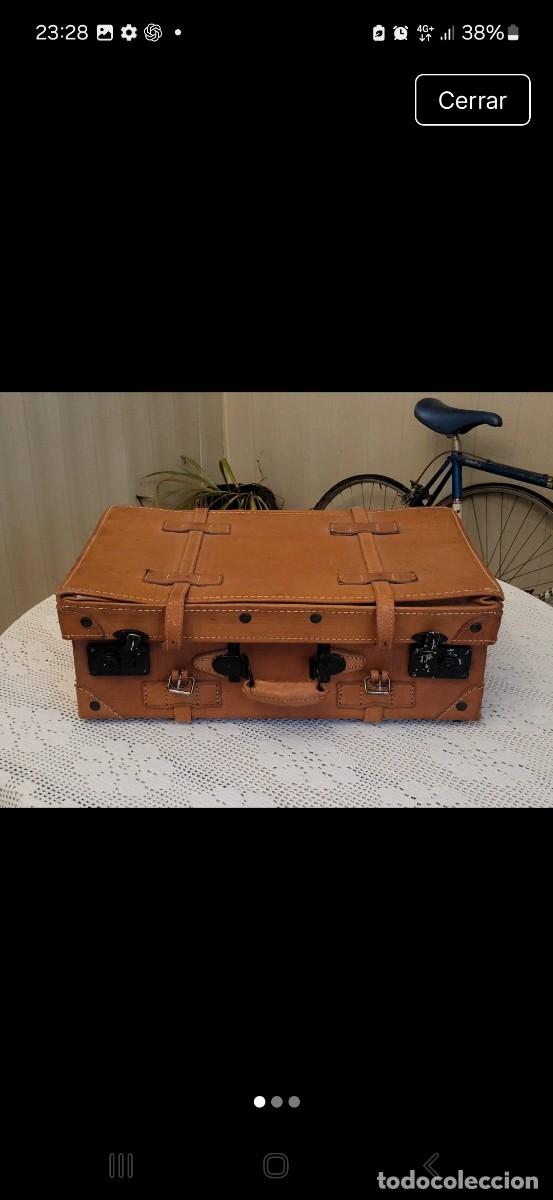 Vintage: Maleta vintage marron