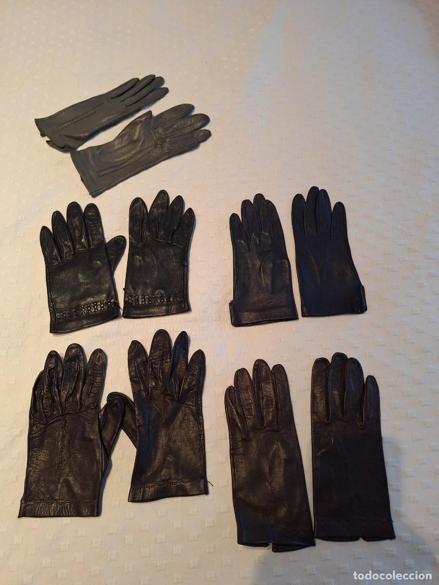 Vintage: Lote de guantes de piel natural - Foto 1