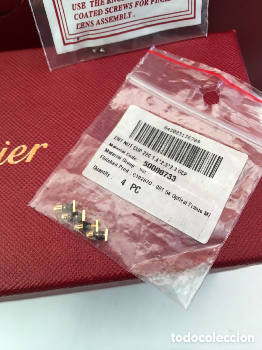Vintage: Tornillos para gafas cartier C decor - Foto 4
