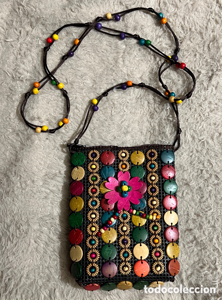 Vintage: Bolso bandolera &eacute;tnico y bohemio