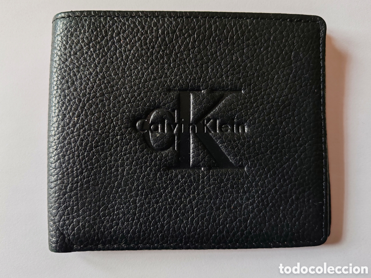 Vintage: Carteira de Pele Calvin Klein Preta Vintege