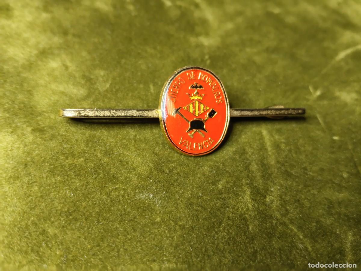 Vintage: PINZA PASADOR CORBATA - PISACORBATAS - CUERPO DE BOMBEROS DE VALENCIA