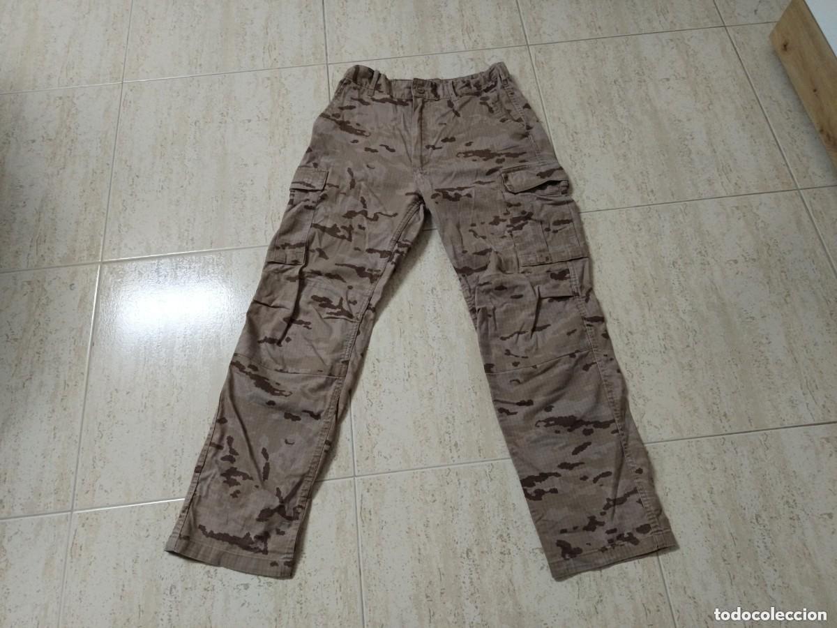Vintage: PANTALONES EJ&Eacute;RCITO ESPA&Ntilde;A. UNIFORME DE CAMPA&Ntilde;A PIXELADO &Aacute;RIDO