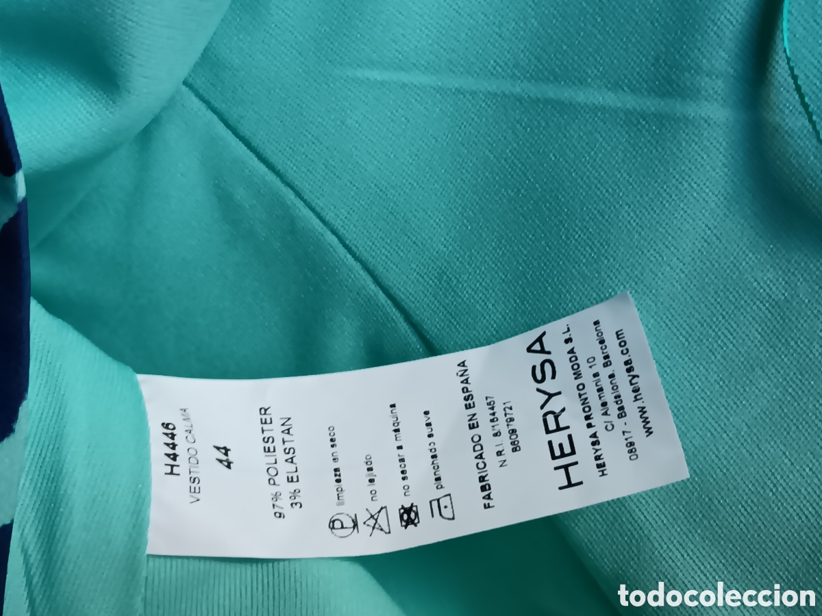 Vintage: Vestido &rdquo;Herysa&rdquo; nuevo. - Foto 6