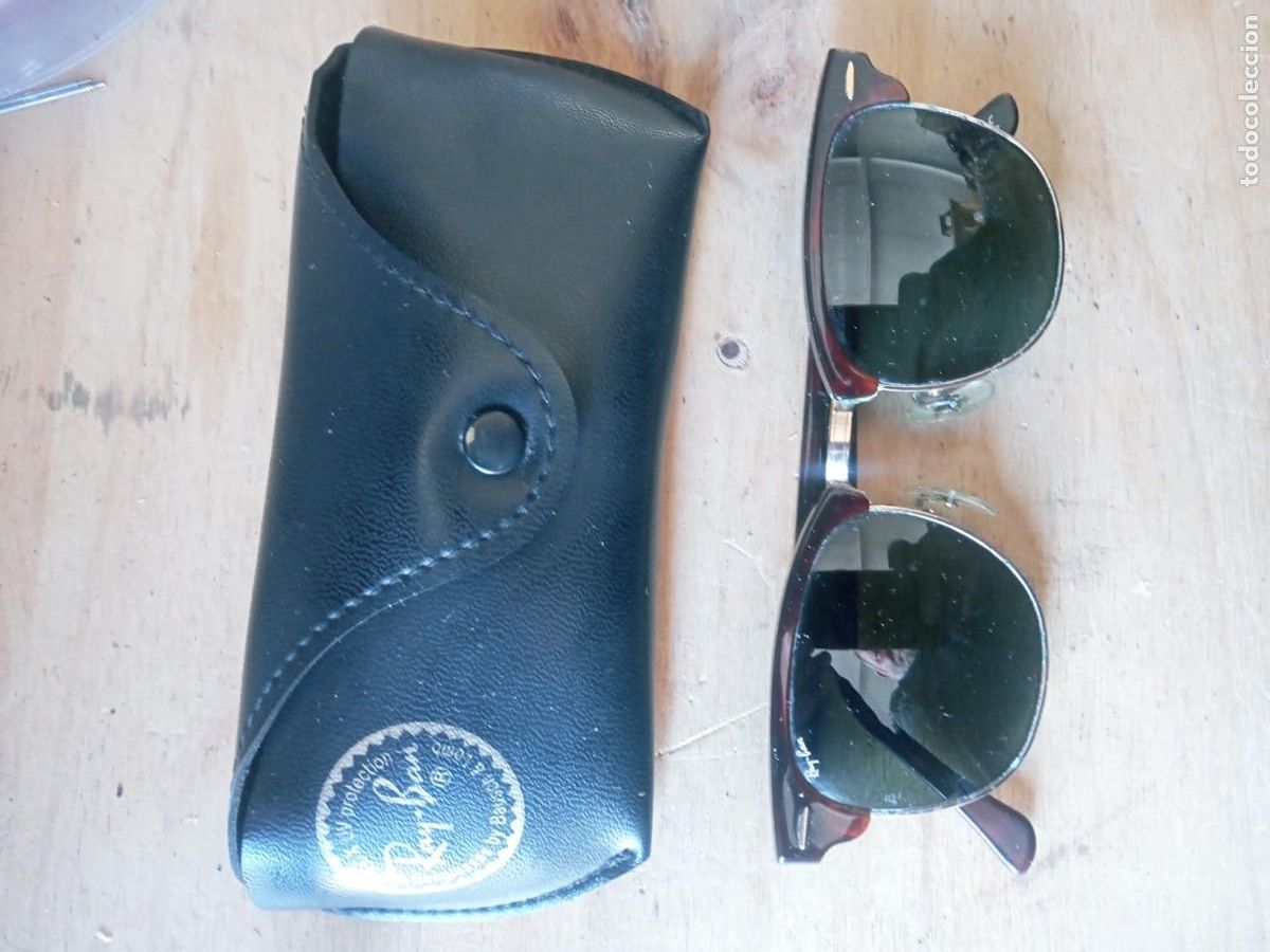 Vintage: BONITAS GAFAS. RAY-BAN POLARYZED. CLUBMASTER CLASSIC. M RB 3016