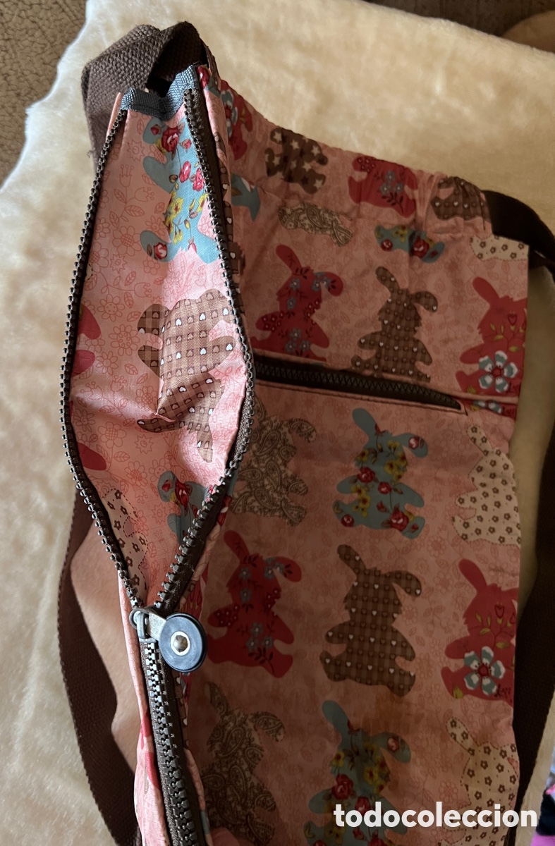 Vintage: Mochila saco conejitos ( extensible con cremallera) - Foto 3