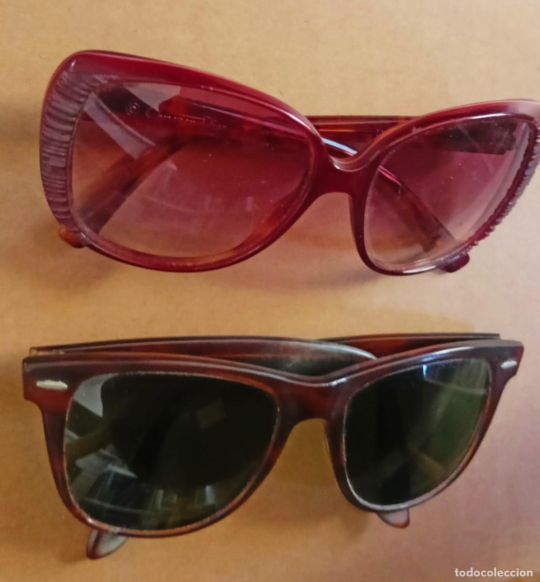 Vintage: Lote Gafas de Sol Vintage Aut&eacute;nticas &mdash; Ray-Ban Wayfarer II USA + Christian Dior