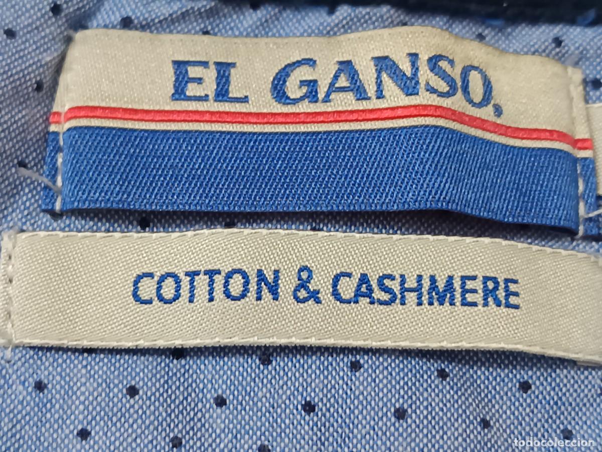 Vintage: JERSEY EL GANSO. TALLA L (algod&oacute;n y cachemira) - Foto 3
