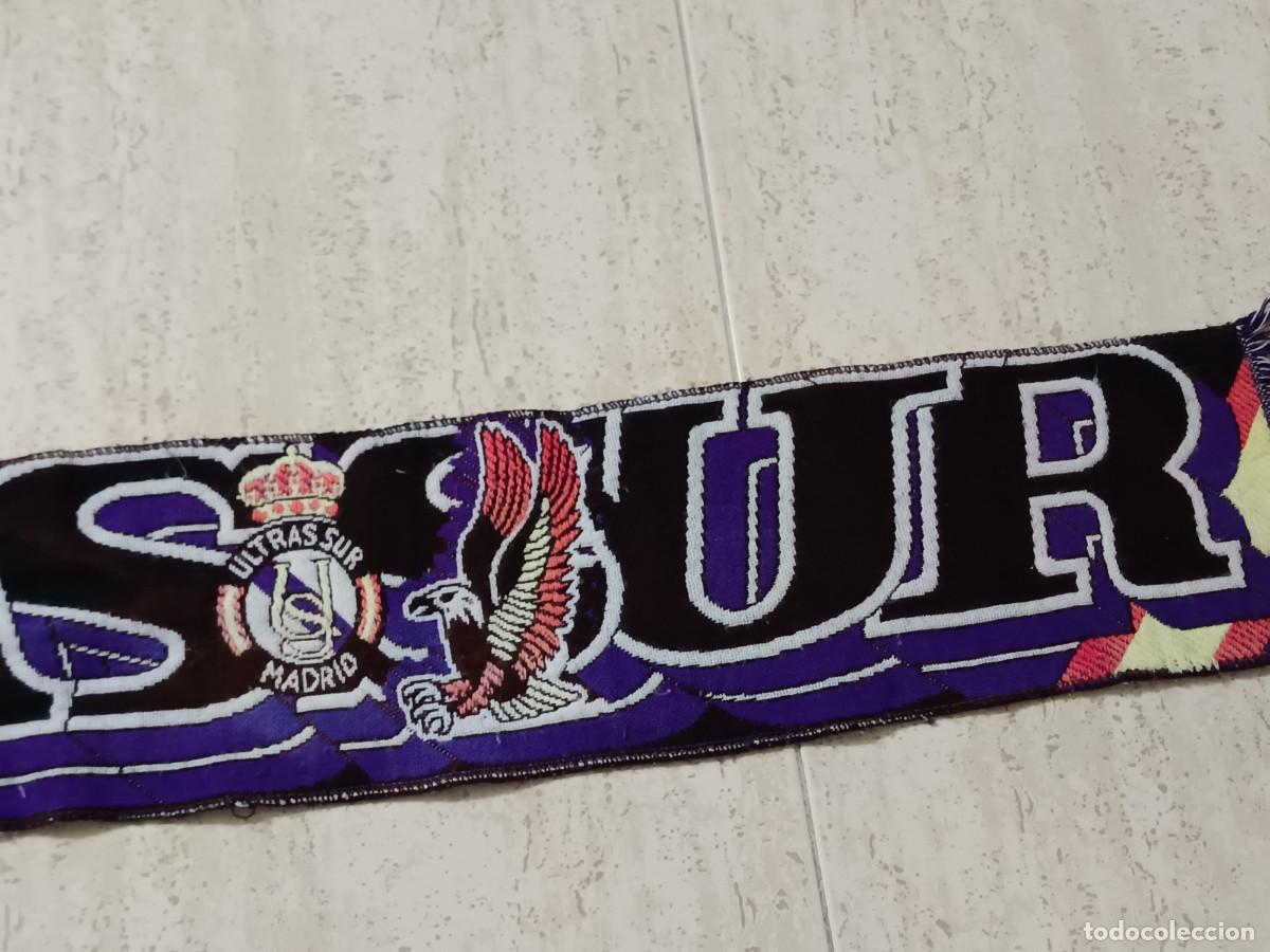 Vintage: VINTAGE 80s. BUFANDA ULTRA SUR Hooligans Real Madrid - Foto 4