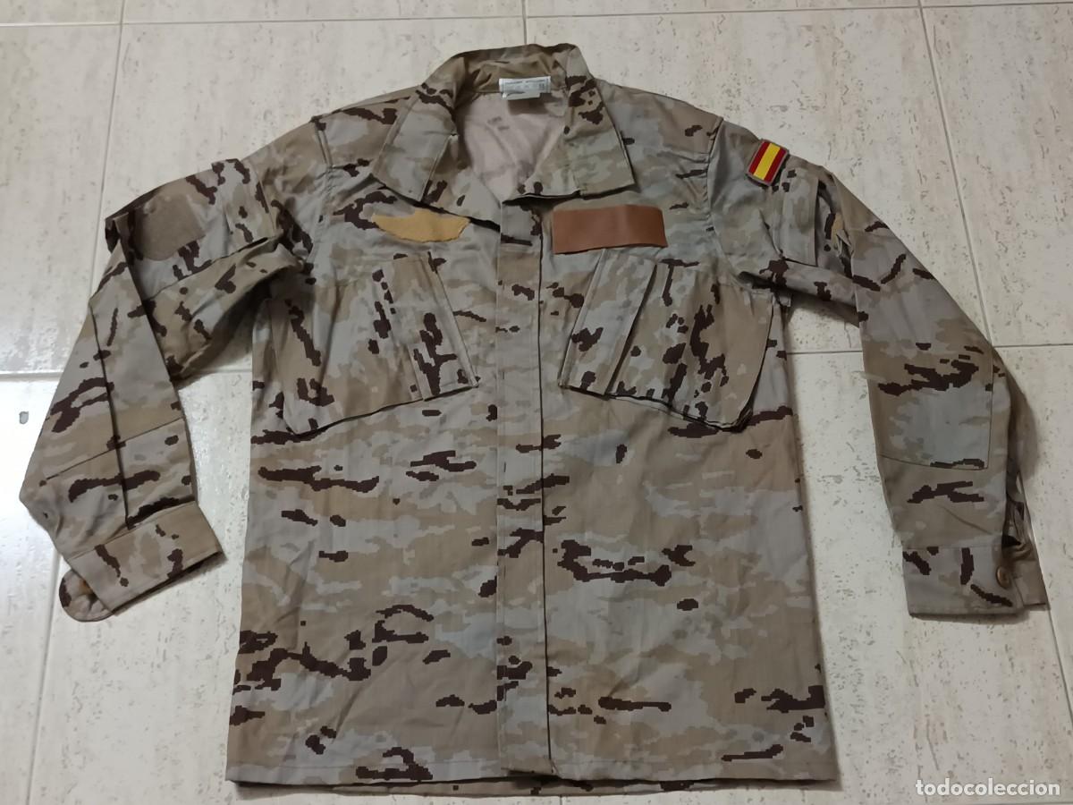 Vintage: GUERRERA CAMISOLA PIXELADA EJ&Eacute;RCITO TIERRA ESPA&Ntilde;A. TALLA L