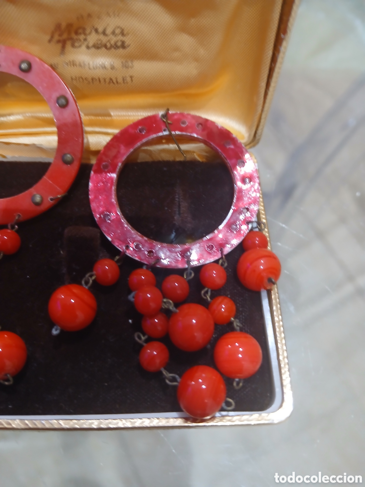 Vintage: Pendientes con desperfetos de a&ntilde;os 70 - Foto 2