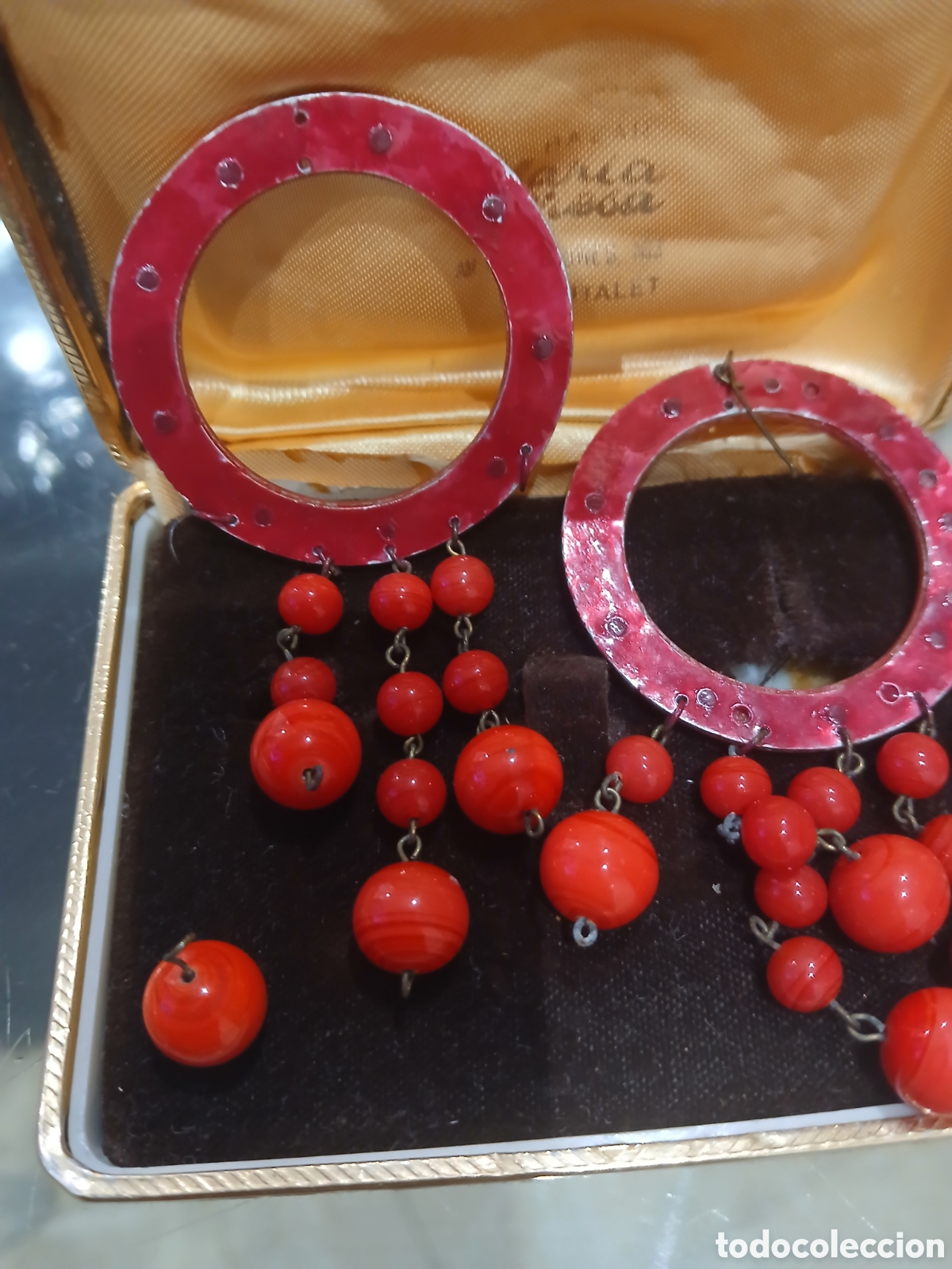 Vintage: Pendientes con desperfetos de a&ntilde;os 70 - Foto 3