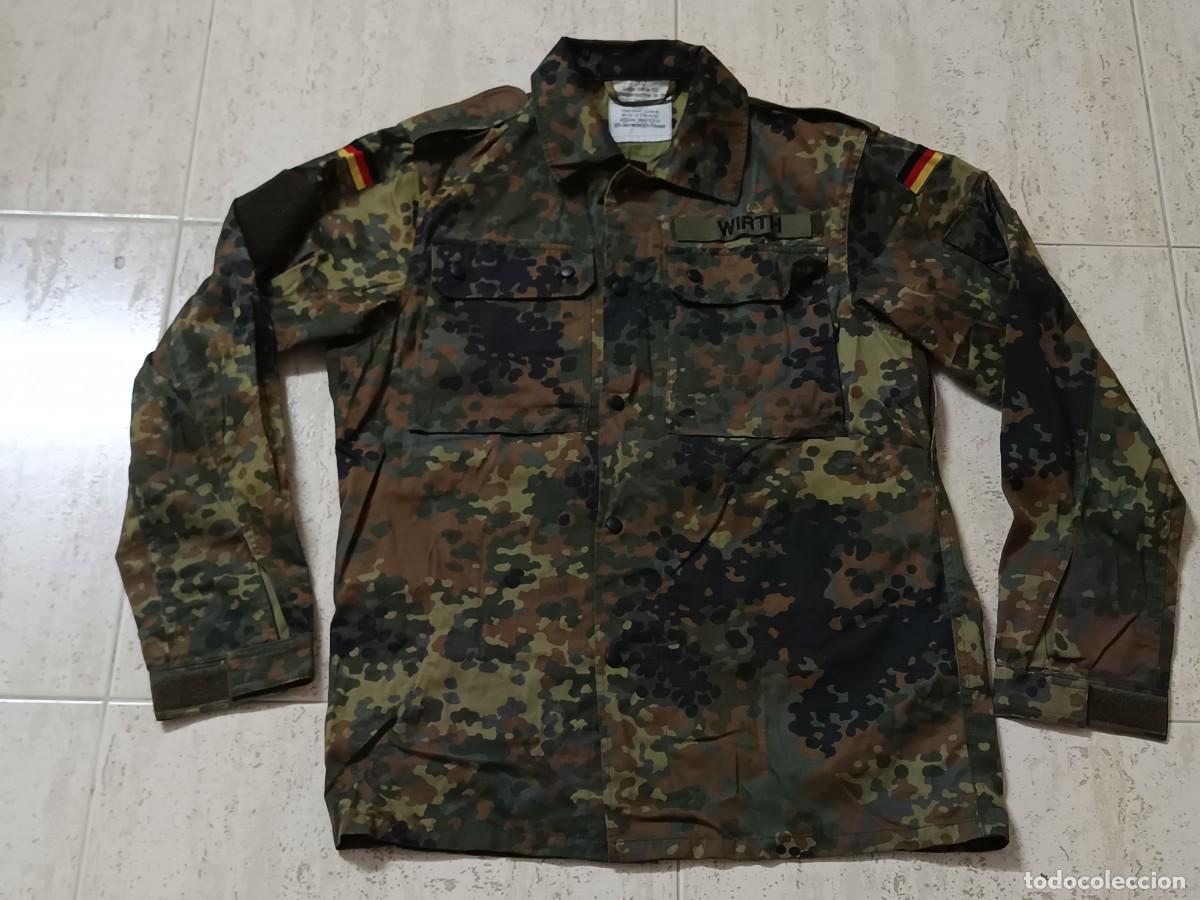 Vintage: SOBRECAMISA CHAQUETA EJ&Eacute;RCITO ALEMANIA (BUNDESWEHR) . TALLA L