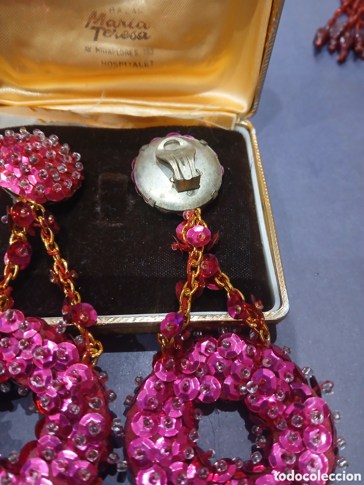 Vintage: Pendientes disello a&ntilde;os 80 - Foto 2